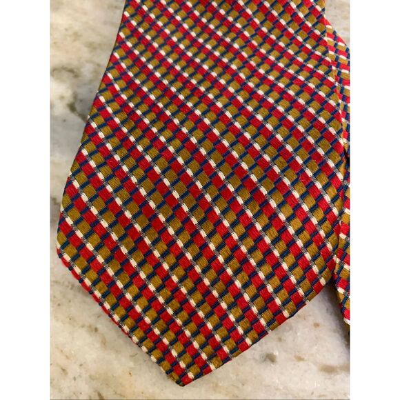 Vintage Two Red Blue Neckties #classic neckties #mens ties - Picture 2 of 8